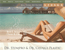 Tablet Screenshot of plasticsurgery1.com